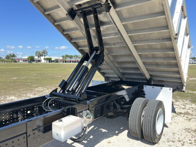 2019 Mitsubishi Fuso FE160 GAS Crew Cab 14&apos; Aluminum Landscape Dump Truck Homestead FL