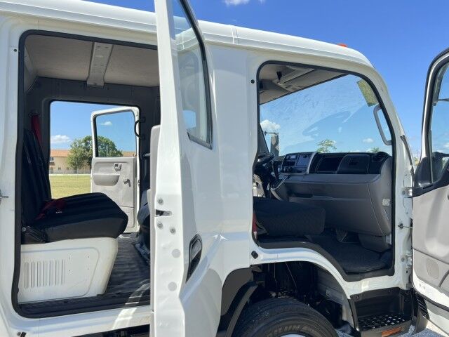 2019 Mitsubishi Fuso FE160 GAS Crew Cab 14&apos; Aluminum Landscape Dump Truck Homestead FL