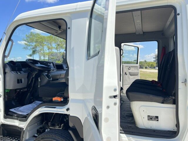 2019 Mitsubishi Fuso FE160 GAS Crew Cab 14&apos; Aluminum Landscape Dump Truck Homestead FL