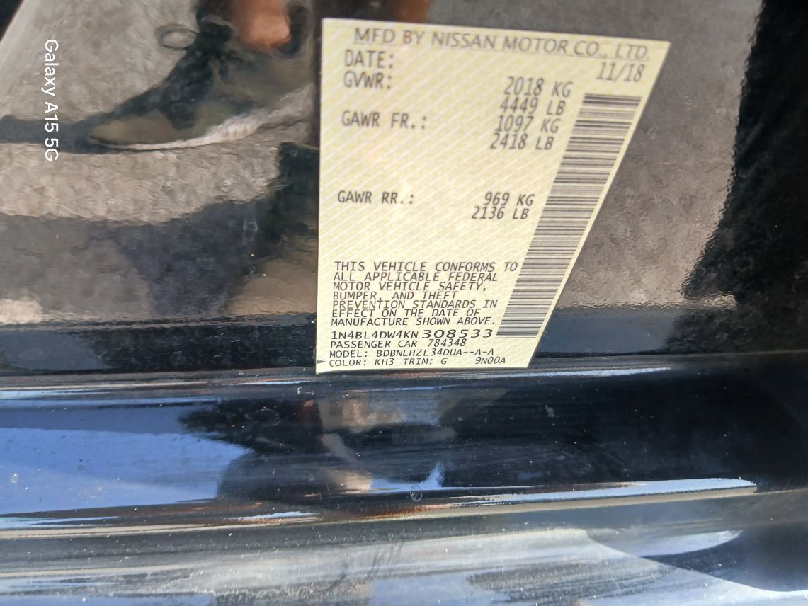 2019 Nissan Altima 2.5 SV Sedan 4D Maitland FL