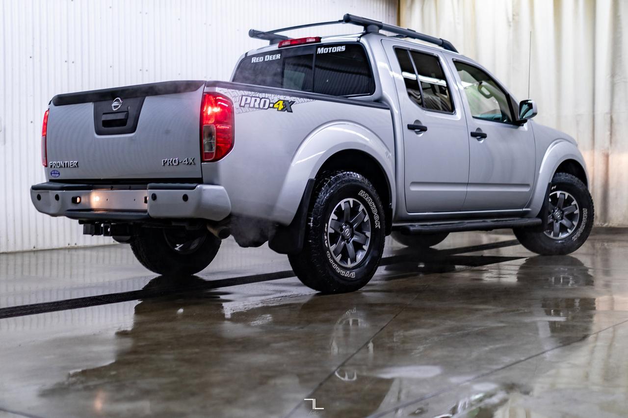 2019 Nissan Frontier 4x4 Crew Cab Pro-4X Nav Roof BCam Red Deer AB