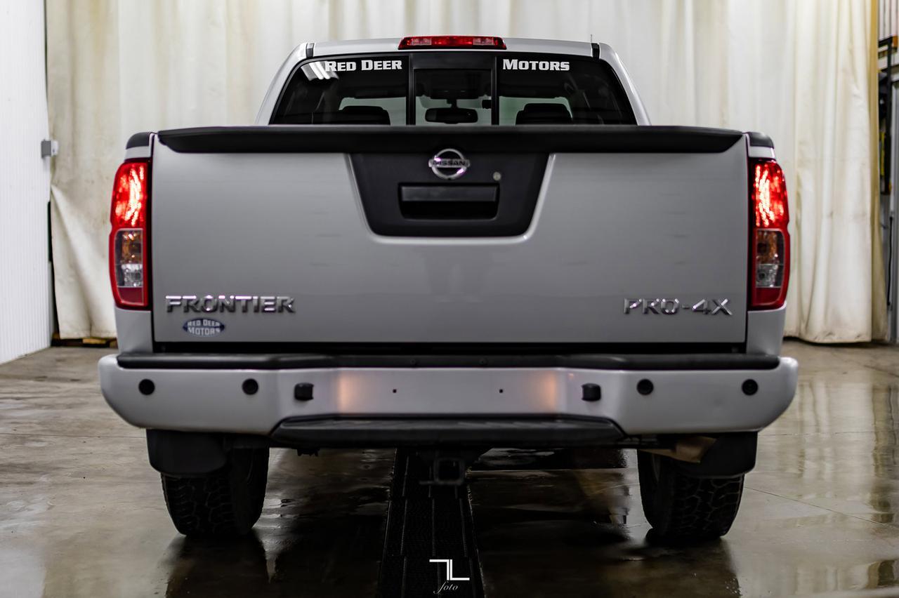 2019 Nissan Frontier 4x4 King Cab Pro-4X Nav BCam Hseat Red Deer AB
