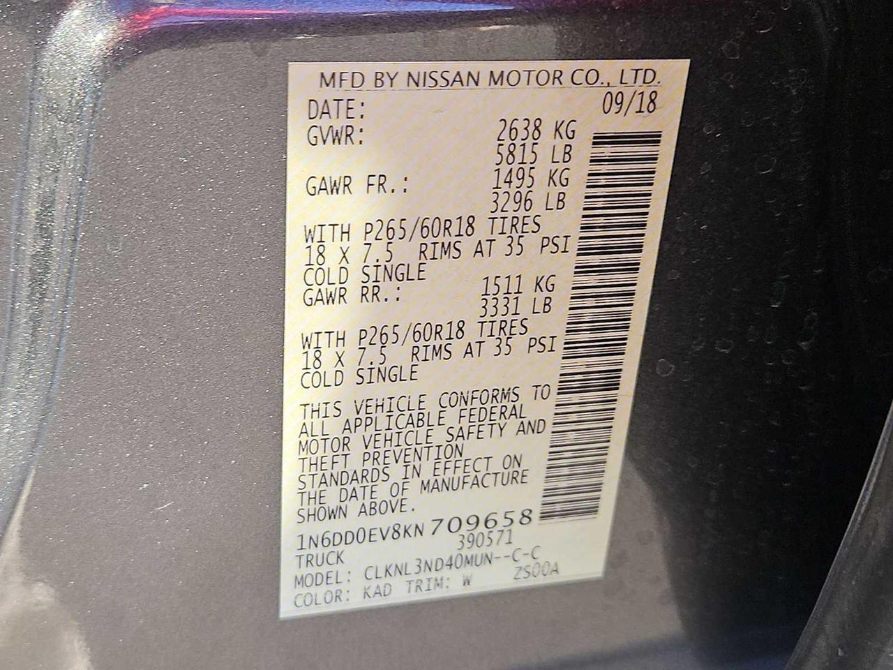 2019 Nissan Frontier SL Irving TX