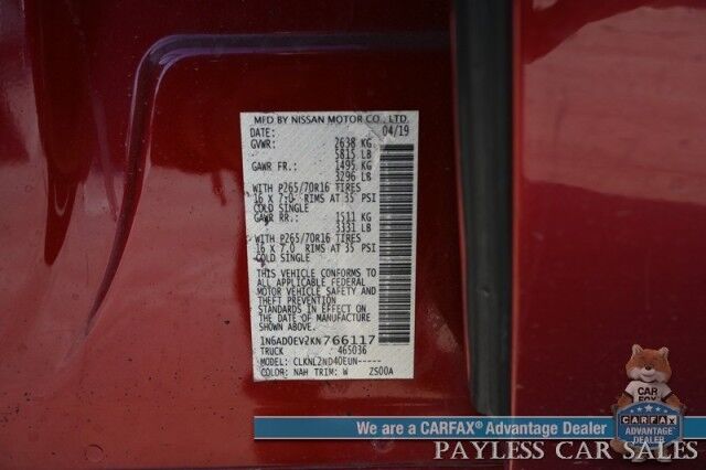 2019 Nissan Frontier SV Anchorage AK