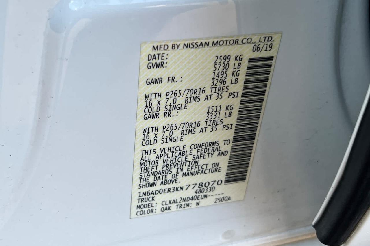 2019 Nissan Frontier SV Roseville CA