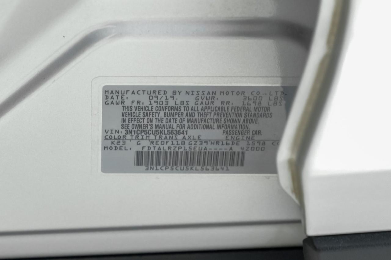 2019 Nissan Kicks S AUTOMATIC REAR CAMERA KEYLESS START CRUISE CONTROL REMOTE KEYLESS ENTRY Carrollton TX