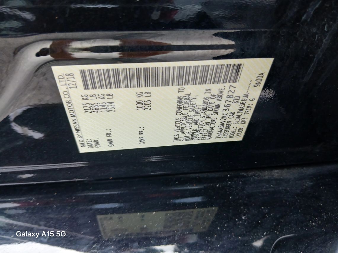 2019 Nissan Maxima SV Sedan 4D Maitland FL