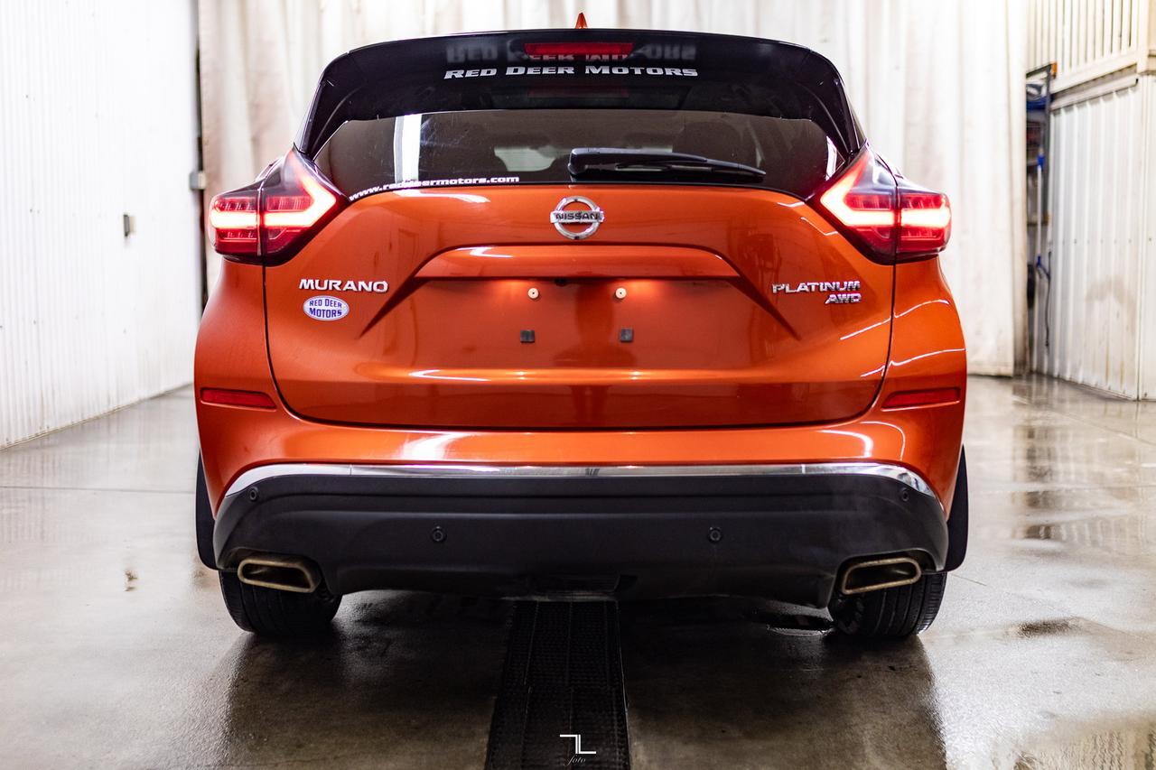 2019 Nissan Murano AWD Platinum Leather Roof Nav BCam Red Deer AB