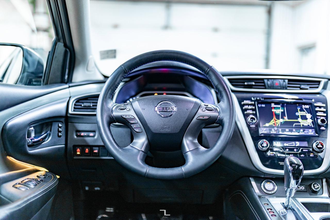 2019 Nissan Murano AWD SL Leather Roof Nav BCam Red Deer AB