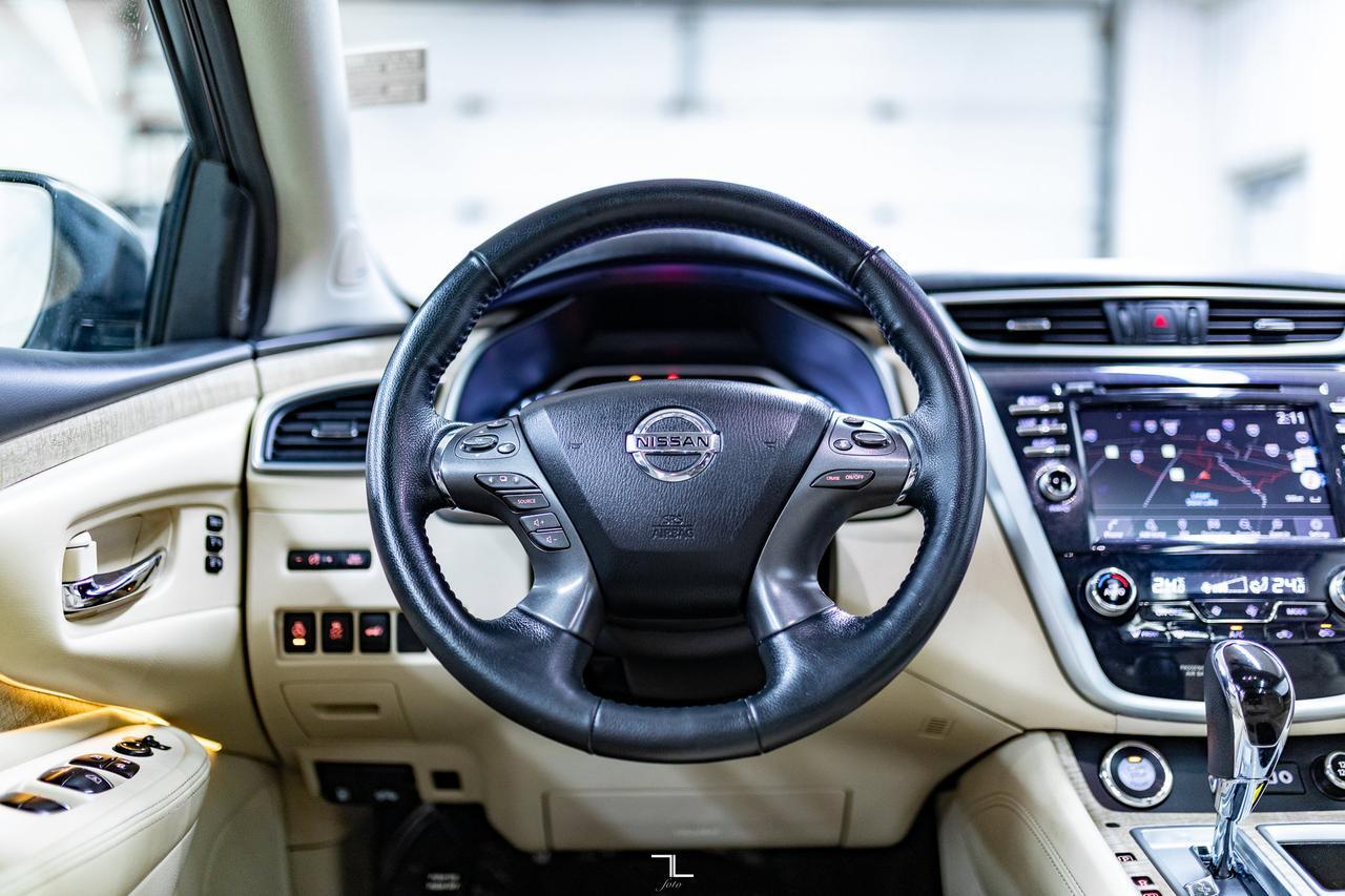 2019 Nissan Murano AWD SL Leather Roof Nav BCam Red Deer AB