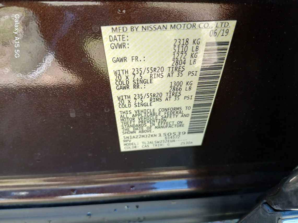 2019 Nissan Murano Platinum Sport Utility 4D Maitland FL