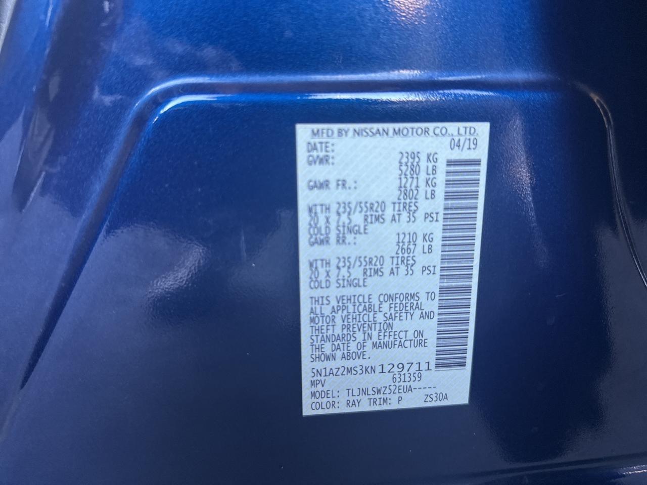 2019 Nissan Murano Platinum Gaithersburg MD