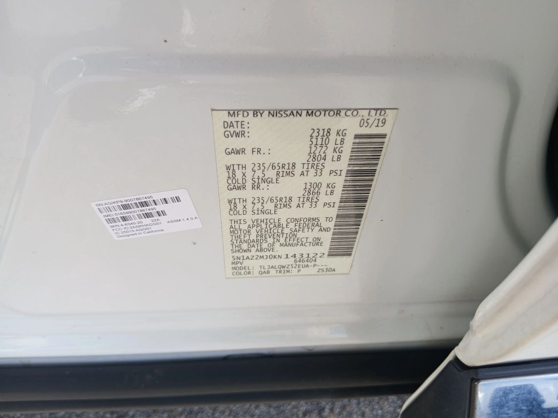 2019 Nissan Murano SV Sport Utility 4D Maitland FL