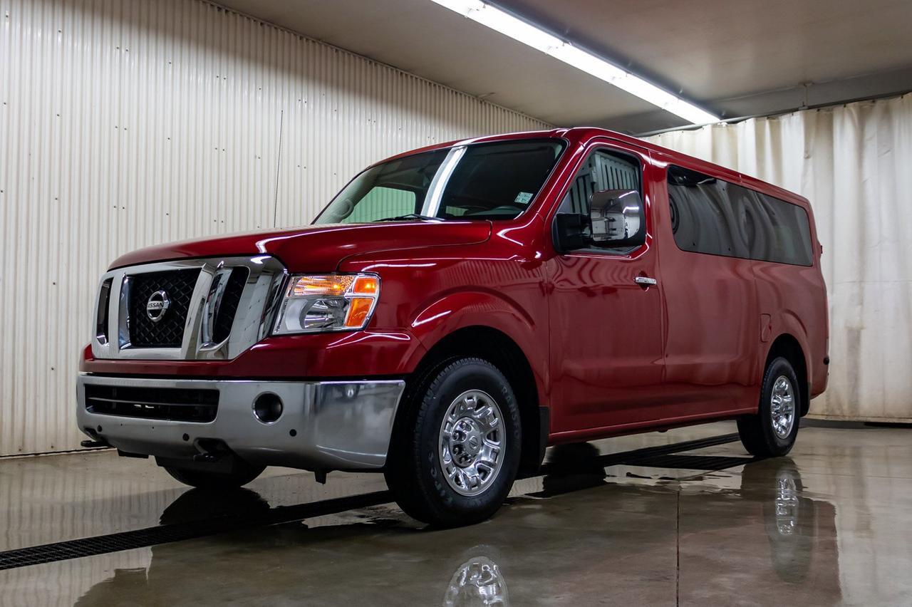 2019 Nissan NV 3500 HD SL 12 Passenger Leather Nav BCam Red Deer AB