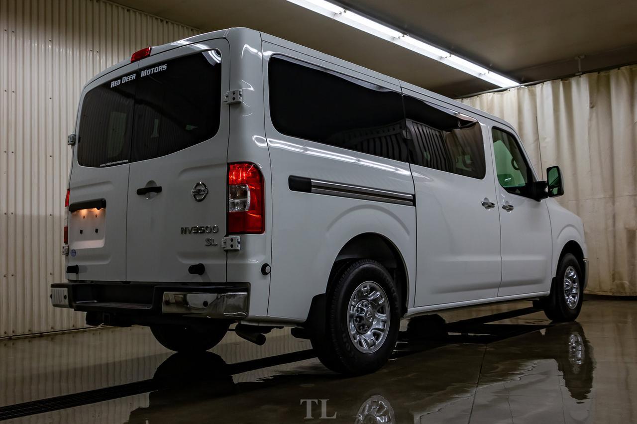 2019 Nissan NV 3500 HD SL 12 Passenger Leather Nav BCam Red Deer AB