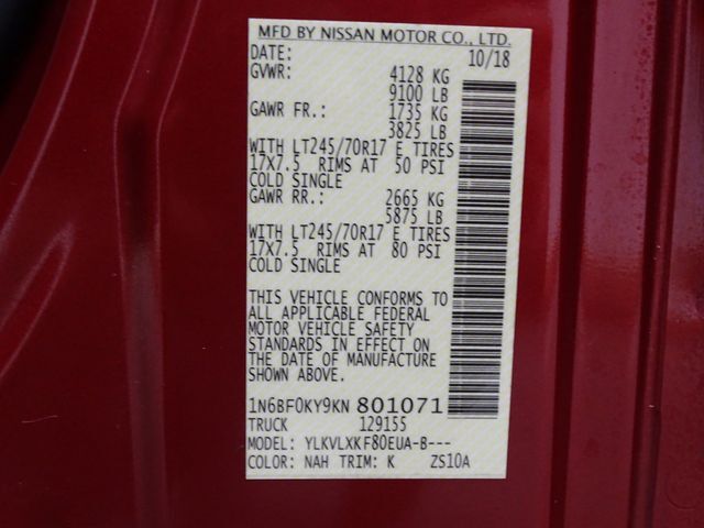 2019 Nissan NV2500 HD SV Raleigh NC