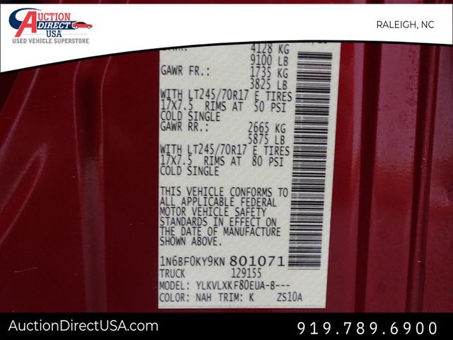 2019 Nissan NV2500 HD SV Raleigh NC