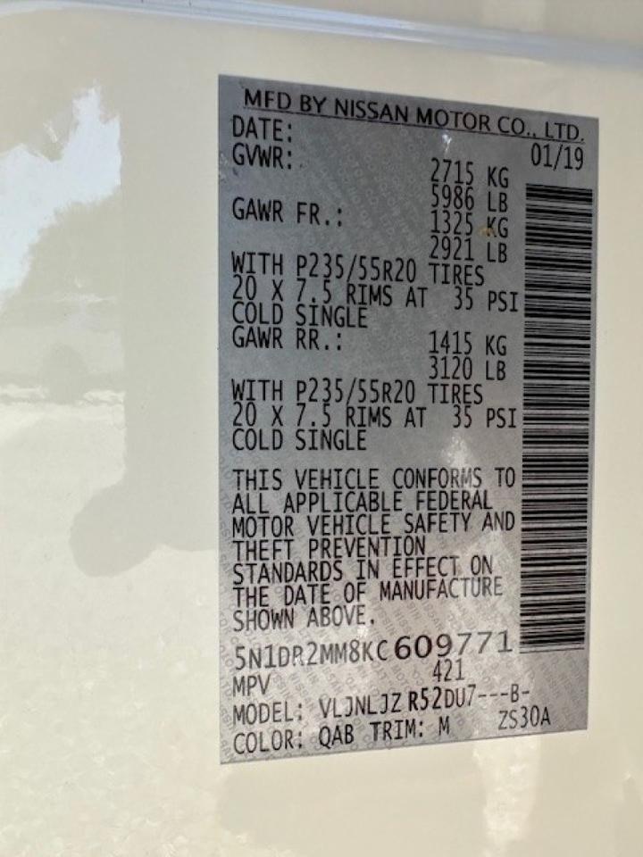 2019 Nissan PATHFINDER PLATINUM LEATHER SUNROOF LOW MILES AWD 3RD ROW SEAT FREE SHIPPING IN FLORIDA Sarasota FL