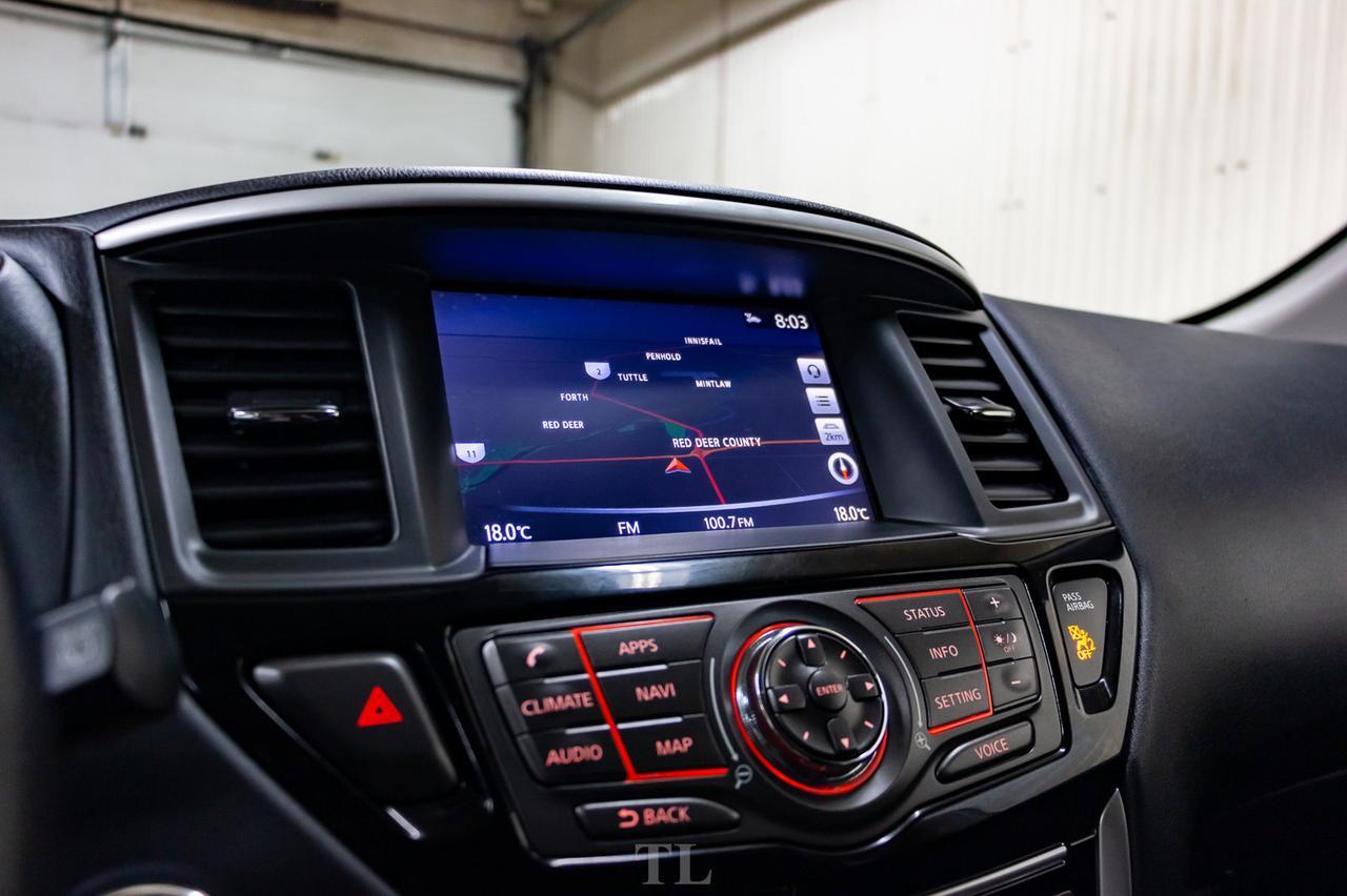 2019 Nissan Pathfinder AWD SV Nav BCam 3rd Row Seatin Red Deer AB