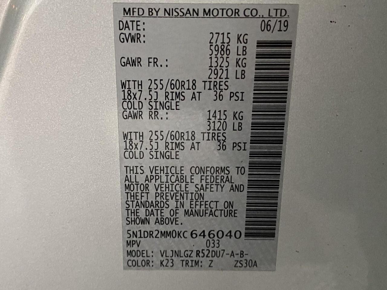 2019 Nissan Pathfinder SL Richmond Hill NY