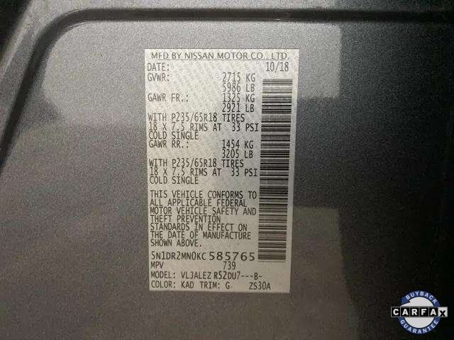 2019 Nissan Pathfinder SV Dallas TX