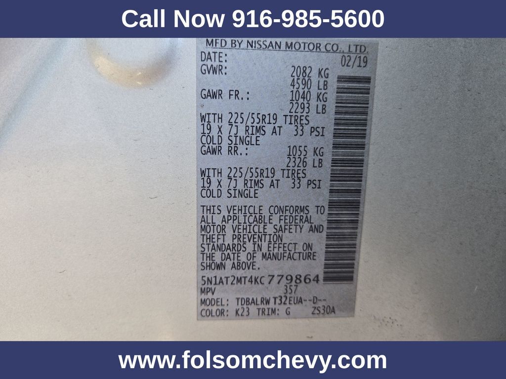 2019 Nissan Rogue SL Folsom CA