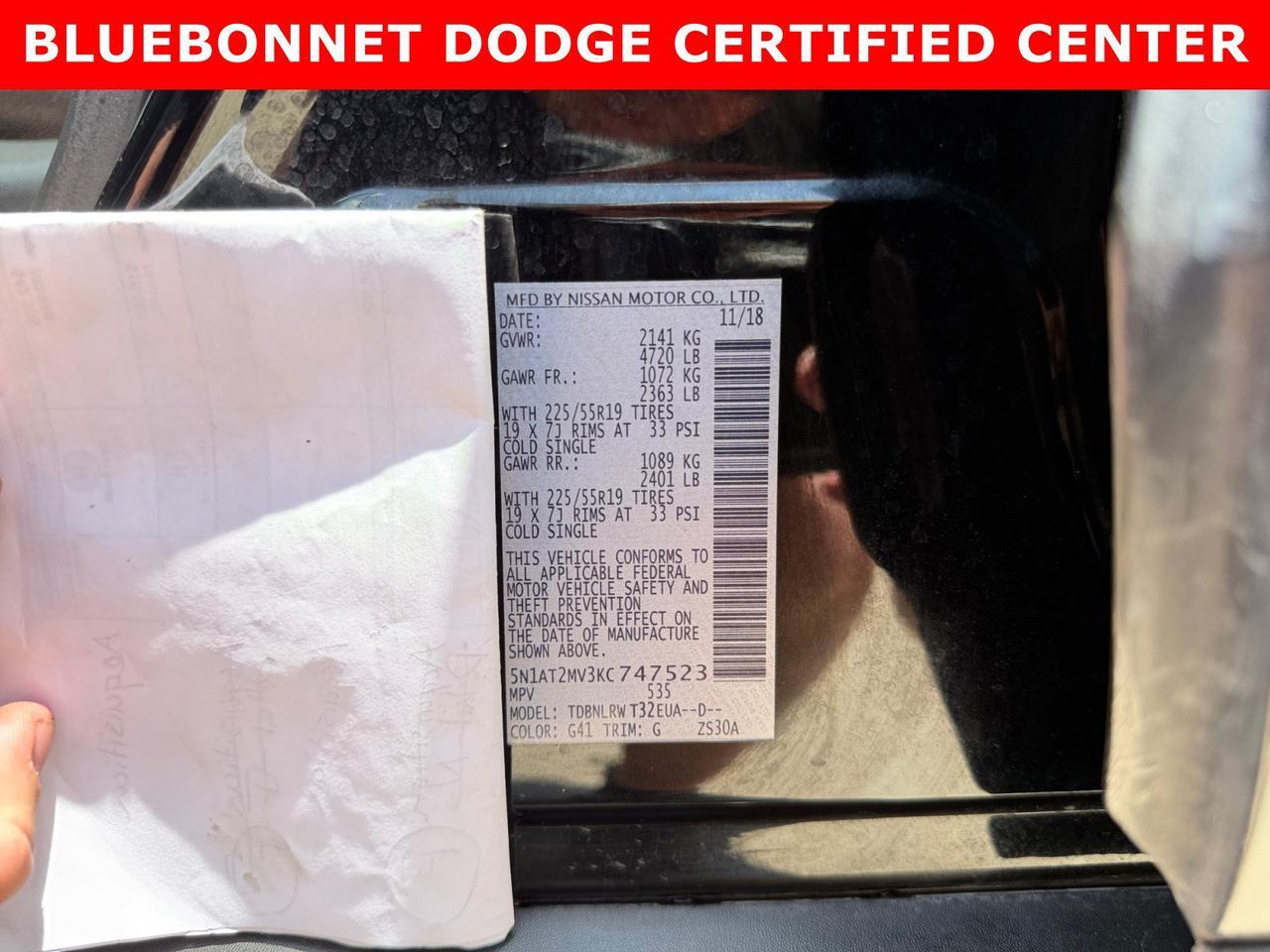 2019 Nissan Rogue SL New Braunfels TX