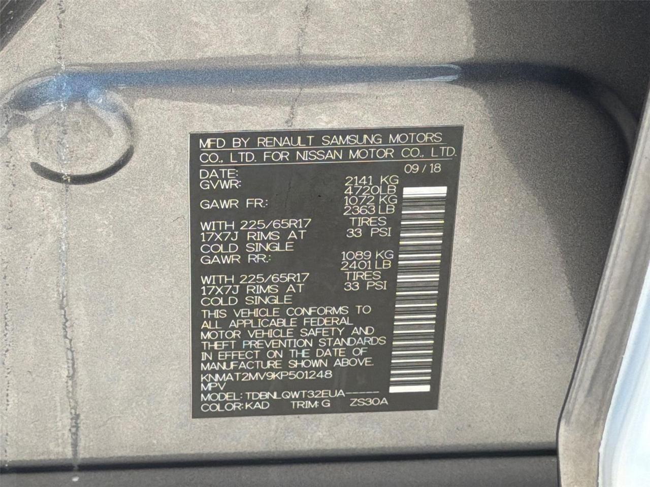 2019 Nissan Rogue SV Hagerstown MD