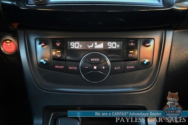 2019 Nissan Sentra SV / Automatic / Power Locks, Windows & Mirrors / Dual Climate Control / Apple CarPlay & Android Auto / Cruise Control / Bluetooth / Keyless Entry & Start / Back Up Camera / Aluminum Wheels Anchorage AK