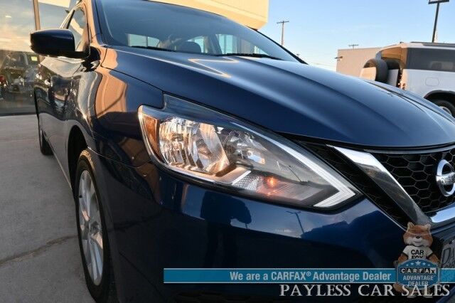 2019 Nissan Sentra SV / Automatic / Power Locks, Windows & Mirrors / Dual Climate Control / Apple CarPlay & Android Auto / Cruise Control / Bluetooth / Keyless Entry & Start / Back Up Camera / Aluminum Wheels Anchorage AK