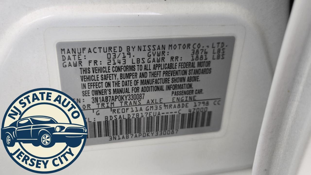 2019 Nissan Sentra SV Jersey City NJ