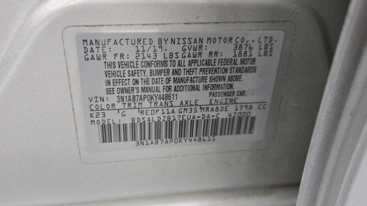 2019 Nissan Sentra SV Jersey City NJ