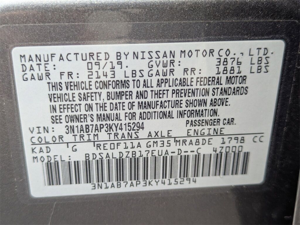 2019 Nissan Sentra SV Kennesaw GA