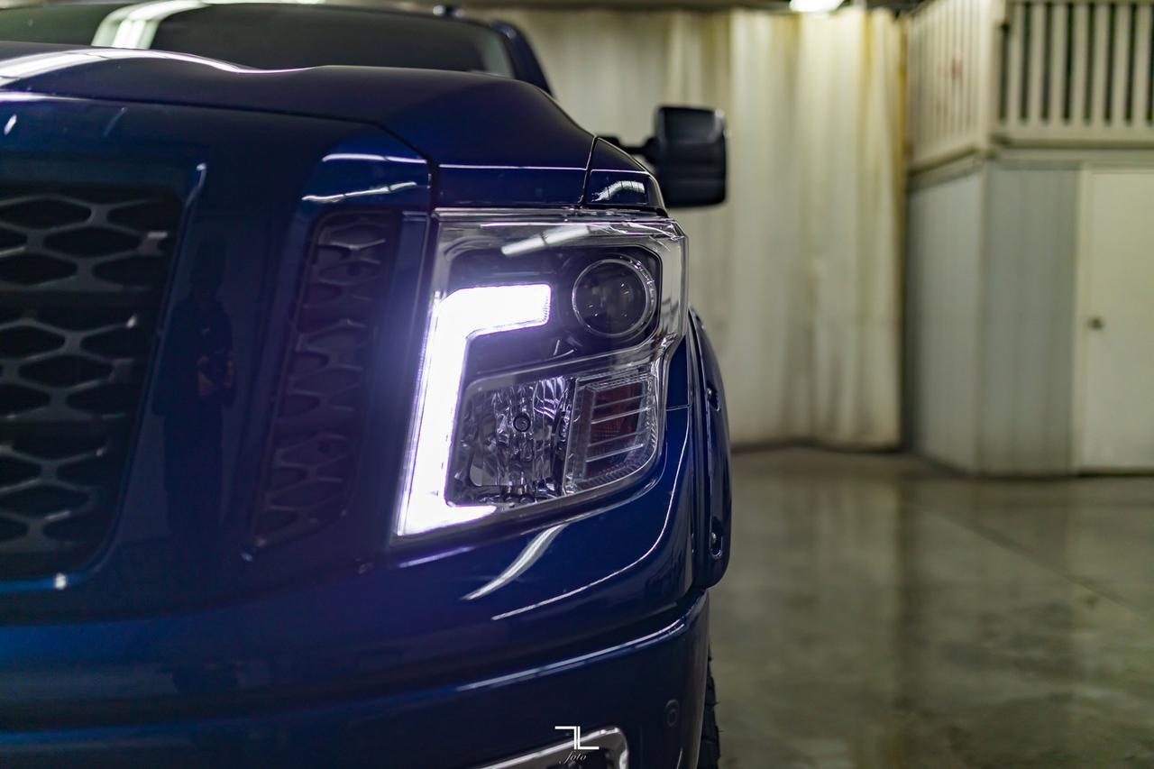 2019 Nissan Titan 4x4 Crew Cab Pro-4X Nav BCam 6" Lift Red Deer AB