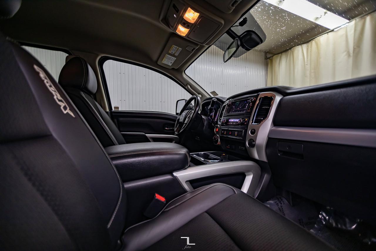 2019 Nissan Titan 4x4 Crew Cab Pro-4X Nav BCam 6" Lift Red Deer AB