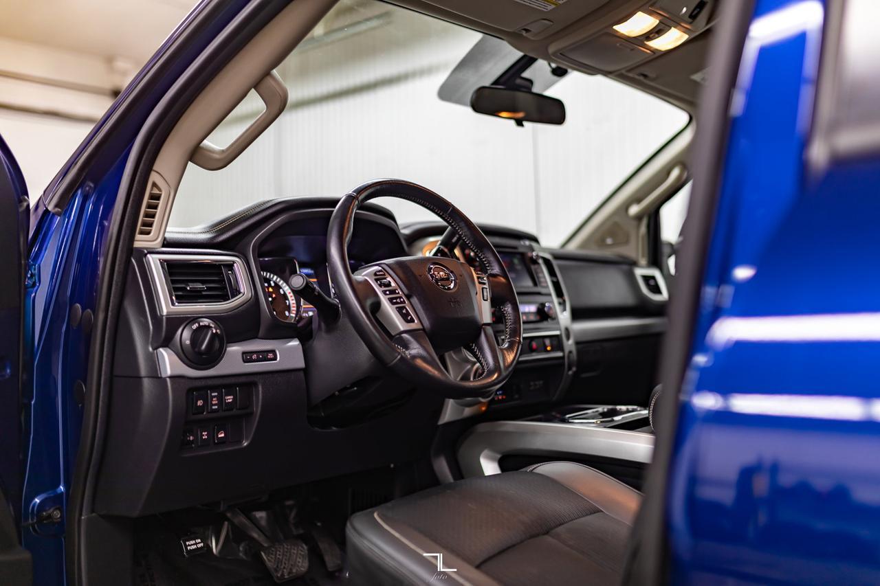 2019 Nissan Titan 4x4 Crew Cab Pro-4X Nav BCam 6" Lift Red Deer AB