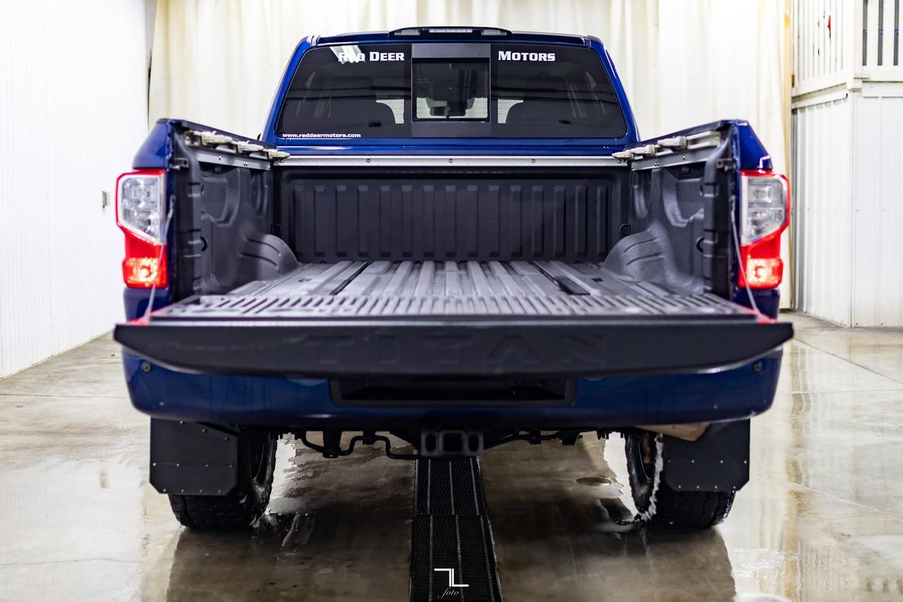 2019 Nissan Titan 4x4 Crew Cab Pro-4X Nav BCam 6" Lift Red Deer AB