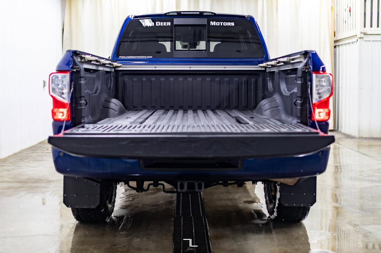 2019 Nissan Titan 4x4 Crew Cab Pro-4X Nav BCam 6" Lift Red Deer AB