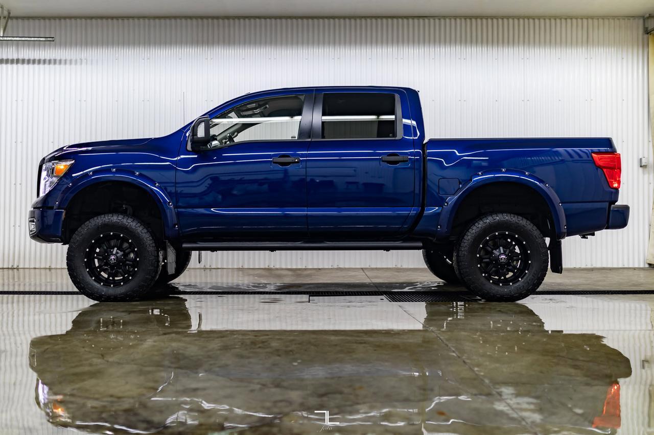 2019 Nissan Titan 4x4 Crew Cab Pro-4X Nav BCam 6" Lift Red Deer AB