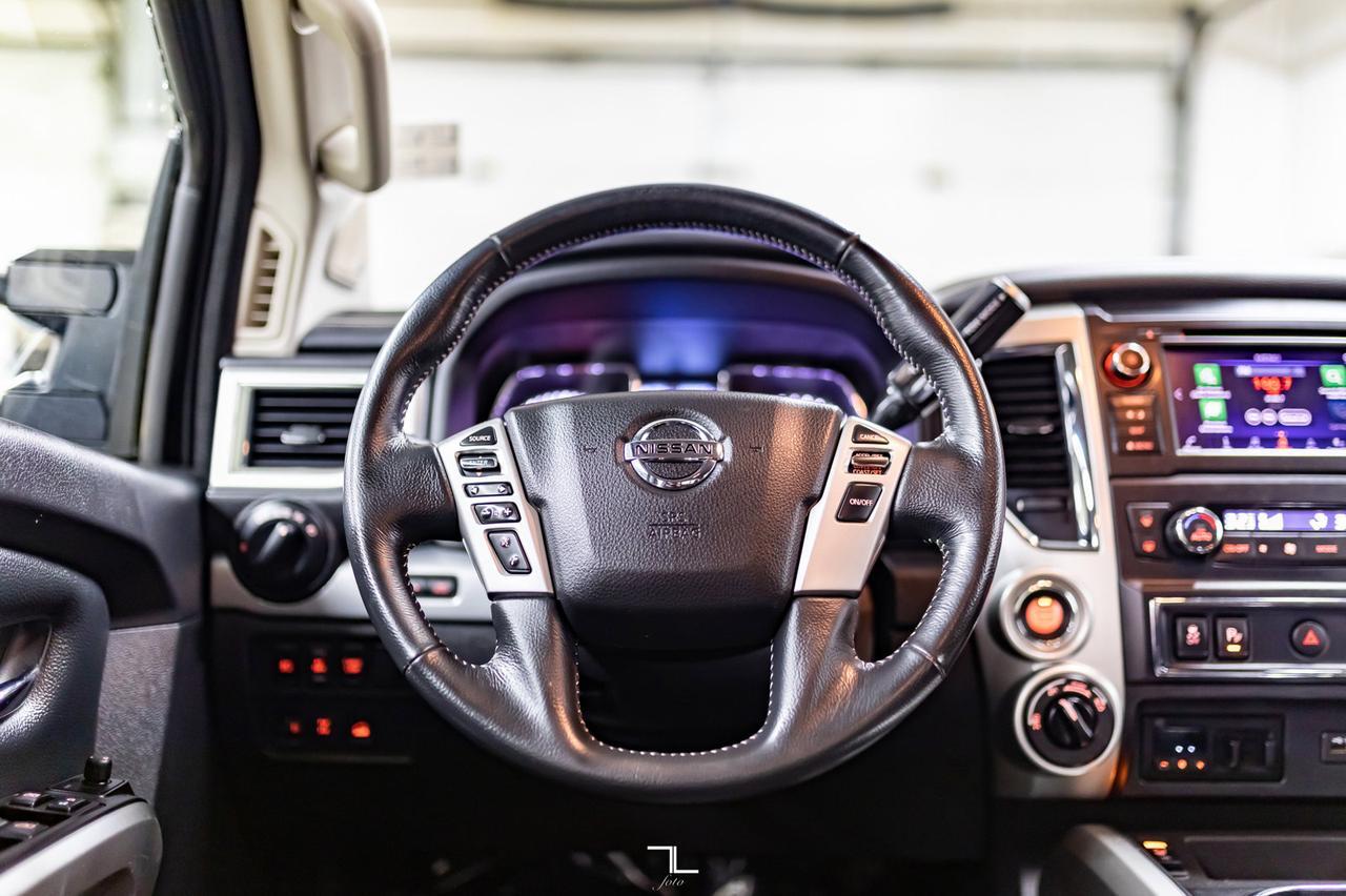 2019 Nissan Titan 4x4 Crew Cab Pro-4X Nav BCam 6" Lift Red Deer AB