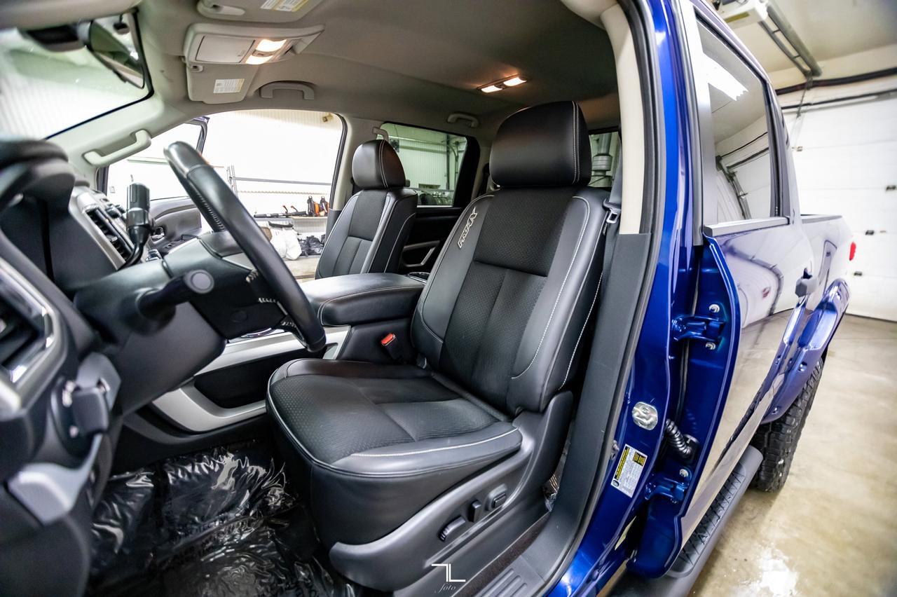 2019 Nissan Titan 4x4 Crew Cab Pro-4X Nav BCam 6" Lift Red Deer AB