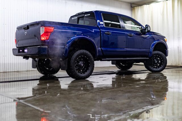 2019 Nissan Titan 4x4 Crew Cab Pro-4X Nav BCam 6&quot; Lift Red Deer AB