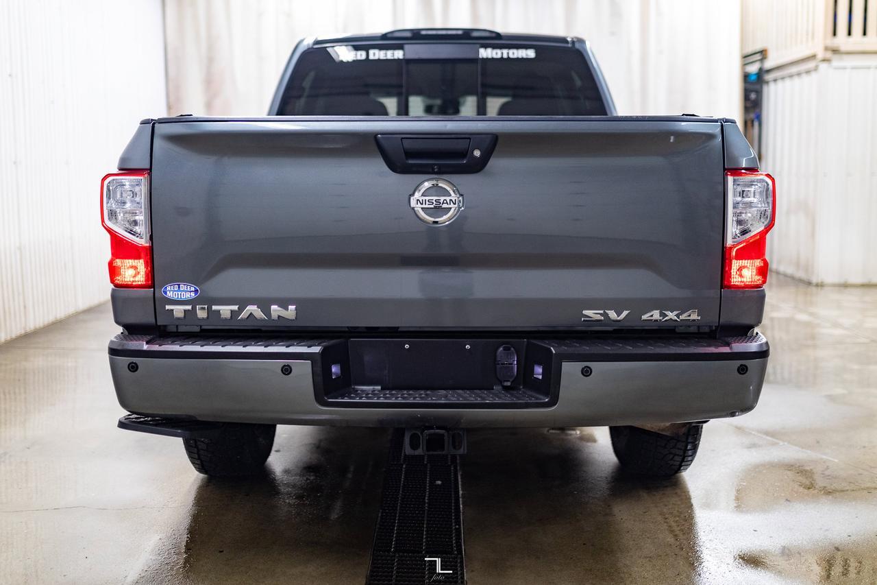2019 Nissan Titan 4x4 Crew Cab SV Nav BCam Red Deer AB