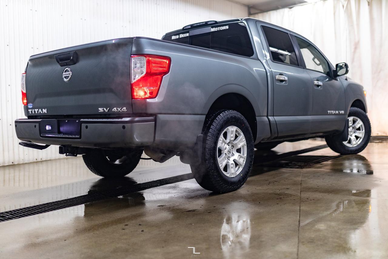 2019 Nissan Titan 4x4 Crew Cab SV Nav BCam Red Deer AB