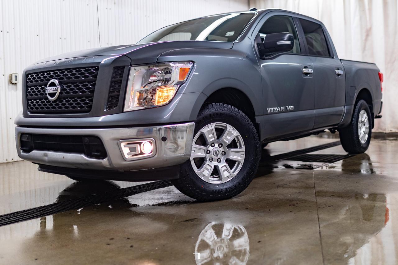 2019 Nissan Titan 4x4 Crew Cab SV Nav BCam Red Deer AB