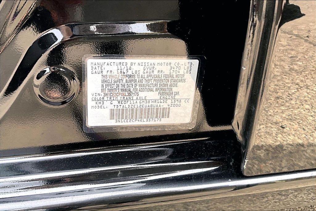 2019 Nissan Versa Note SV OR
