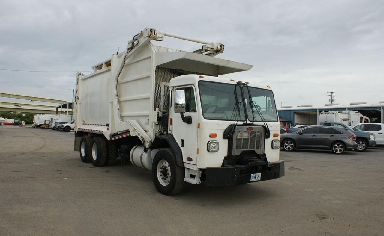 2019 Peterbilt 520 40 yd EZ Pack Front Loader Garbage Truck Tampa FL