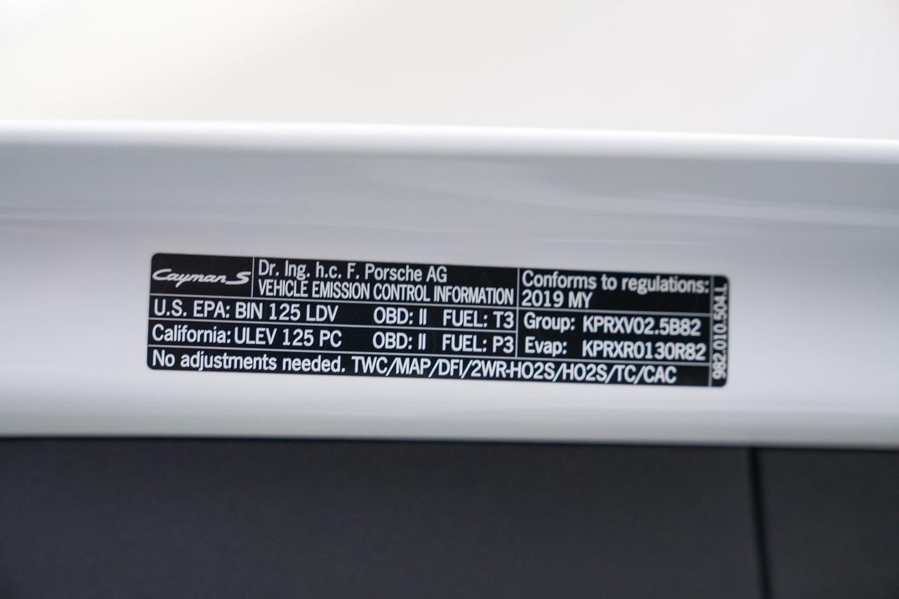 2019 Porsche 718 Cayman S Newport Beach CA