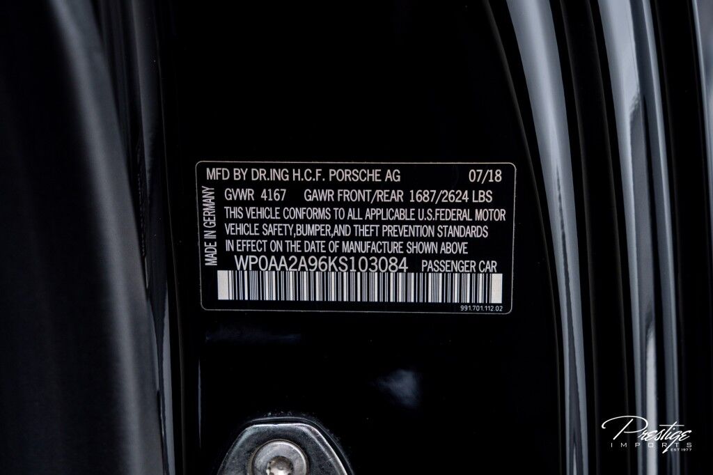 2019 Porsche 911 Carrera North Miami Beach FL