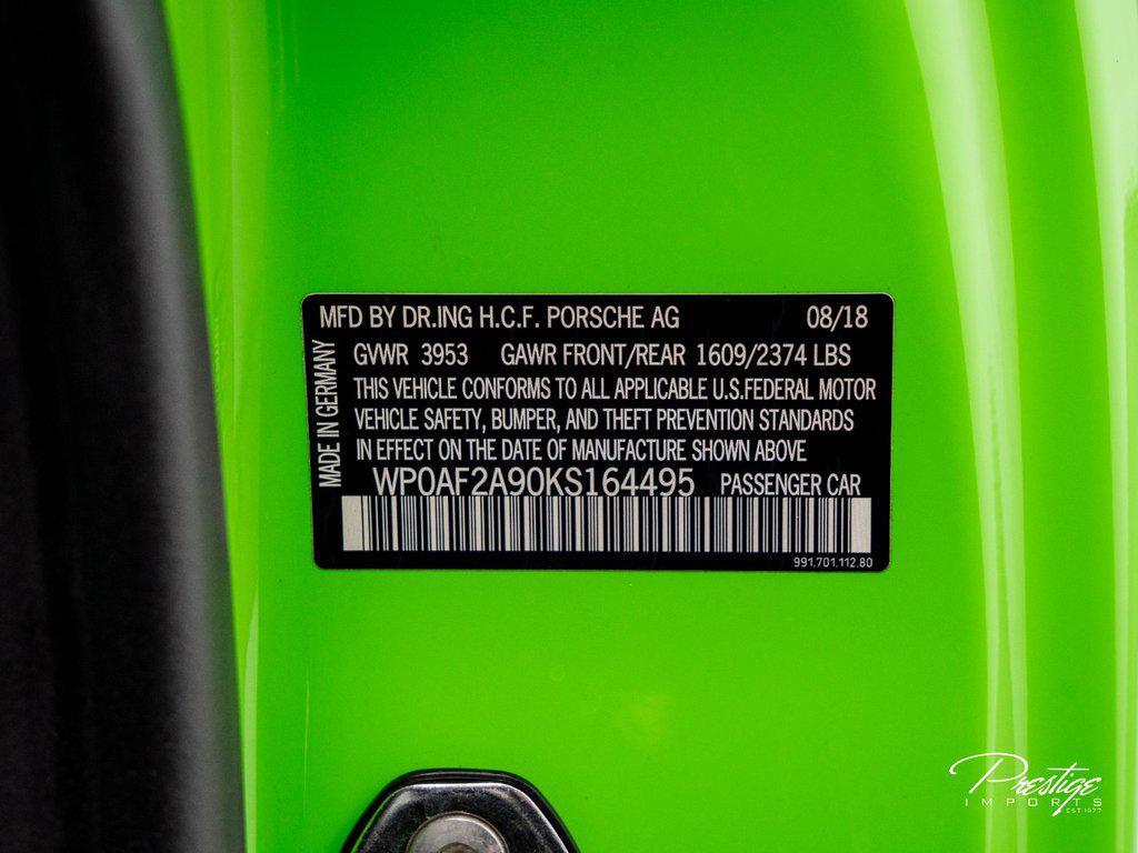 2019 Porsche 911 GT3 RS North Miami Beach FL